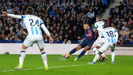 Real Sociedad 1-2 Paris (top: 1-4): Kylian Mbappé iki qol vuraraq Parisi 1/4 finala göndərdi
